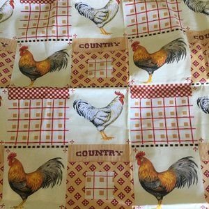 French Country Rooster Fabric